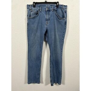 Tecovas Jeans Mens 36x34 Relaxed Fit Premium Western Denim Cowboy Medium Wash
